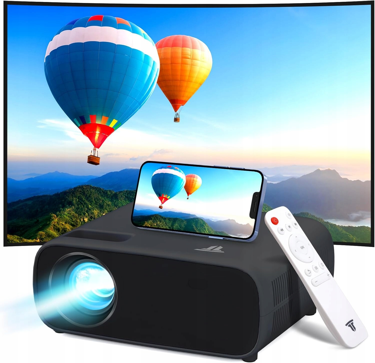 Projektor Mini Rzutnik Hd 1080P Wielio 269A-01 Kino Domowe