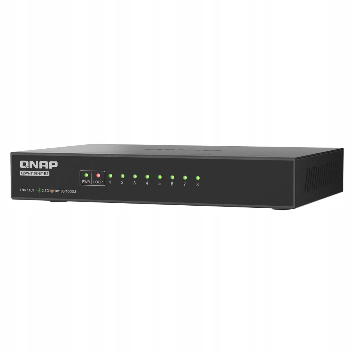 Qnap QSW-1108-8T-R2 8-portový nespravovaný prepínač full 8x 2,5GbE, d