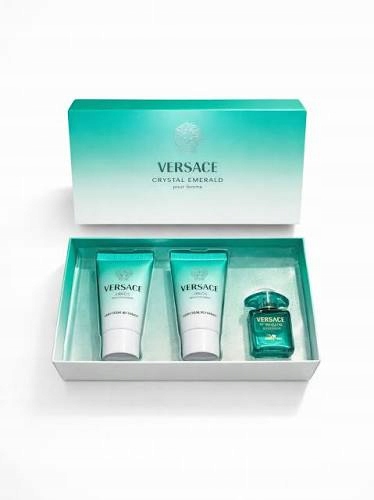 Crystal Emerald Edp+ żel pod prysznic+ balsam zestaw miniatur