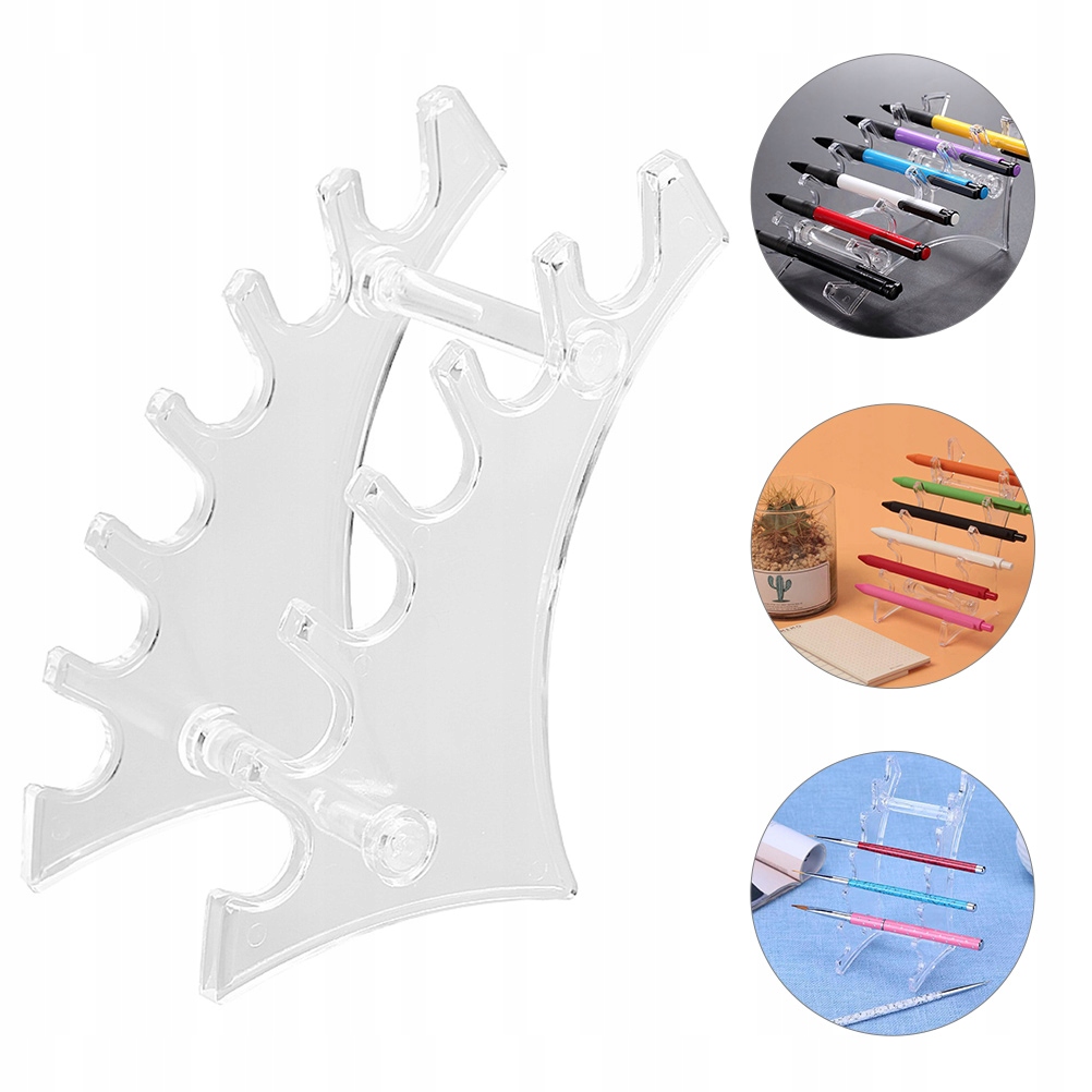 ORGANIZATOR NA DŁUGOPISY STOJAK NA 6 MIEJSC NA NAIL ART Marka bez marki