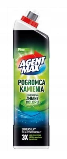 AGENT MAX Płyn do WC Pogromca Kamienia ZIELONY
