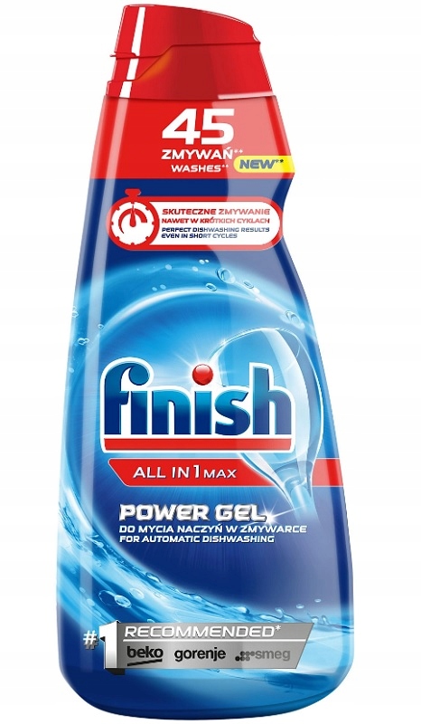 

Finish All in 1 Max Żel do Zmywarki 900ml 45 myć