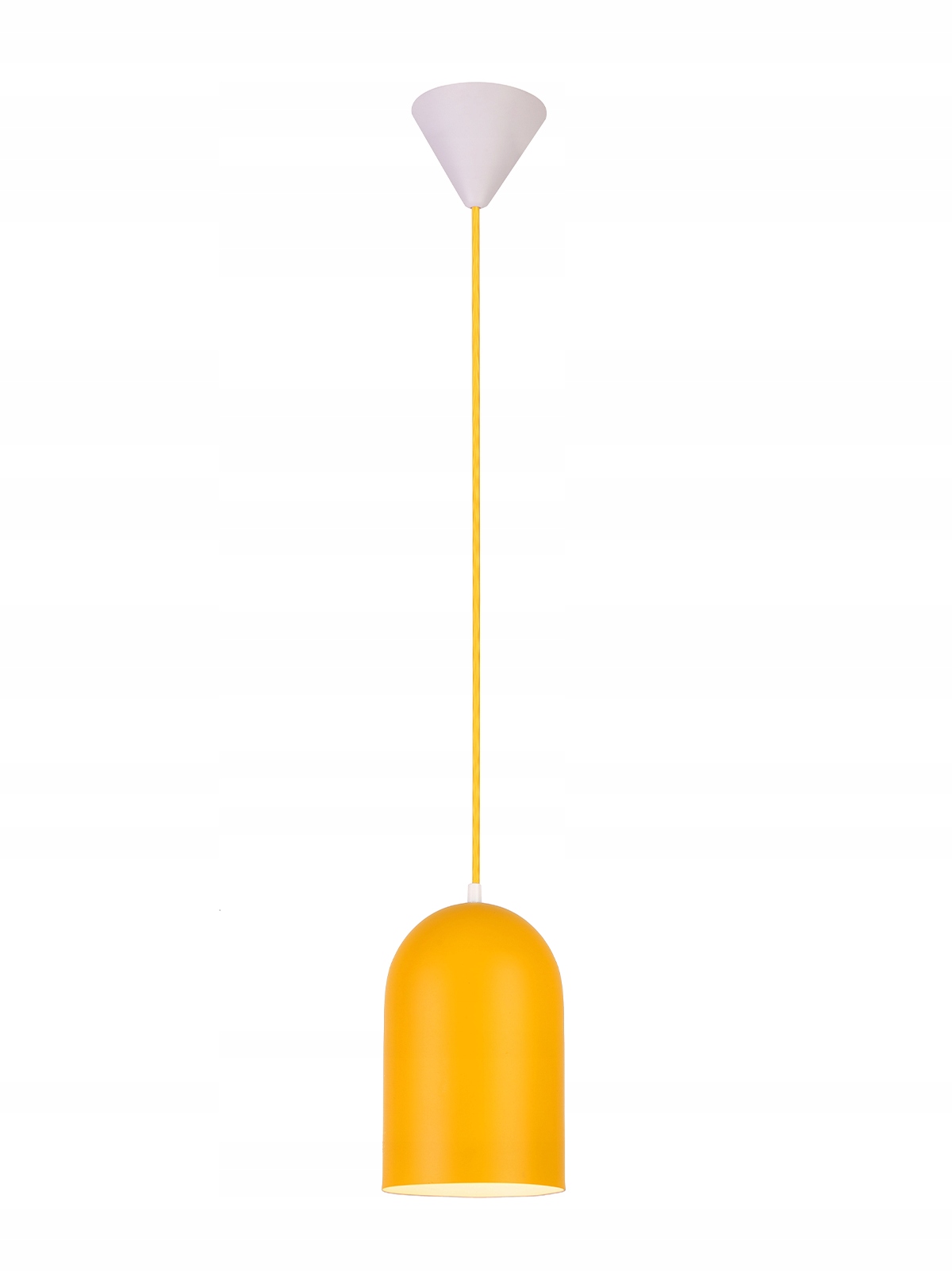 Skandinávská žlutá závěsná Stropní lampa 110 cm