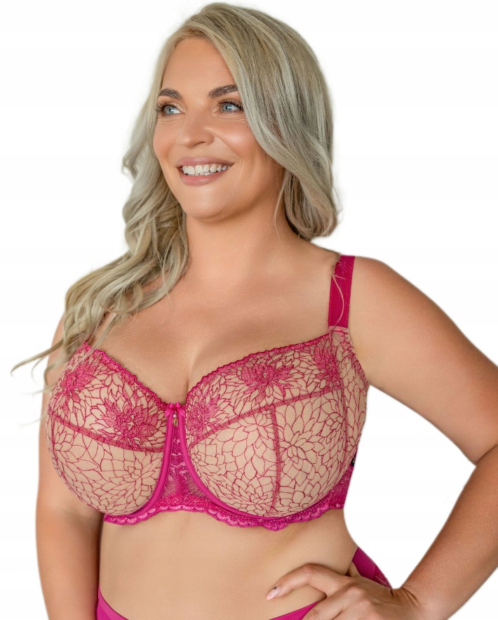 Krisline Podprsenka Soft Full Cup Blush Fuchsia Růžová 100E