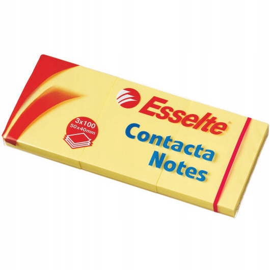 

Bloczki samoprzylepne Esselte 40x50mm żółte (3szt.