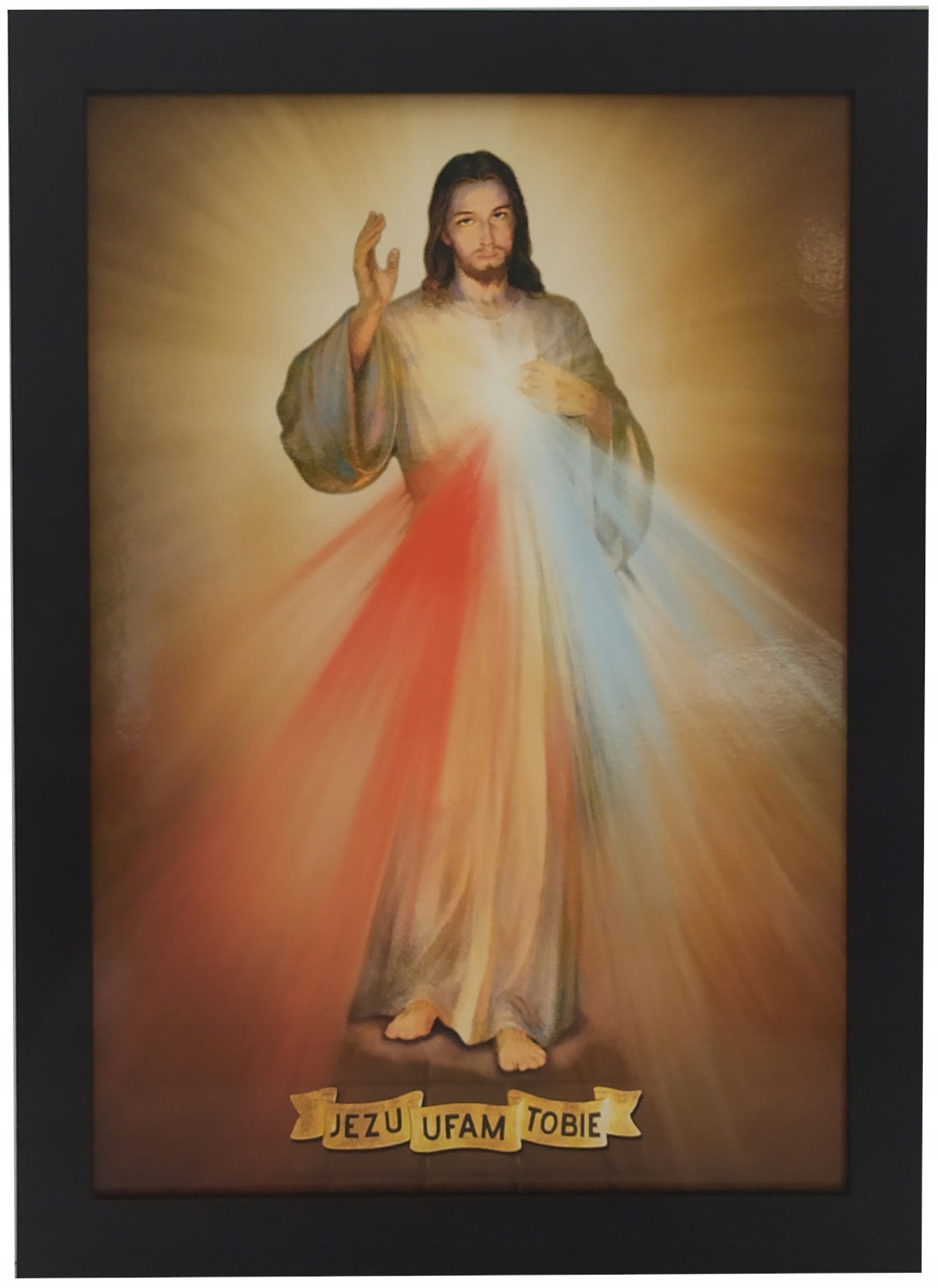 

Obrazy Na Ścianę Jezus Ufam Tobie 57X77 Czarna Ram