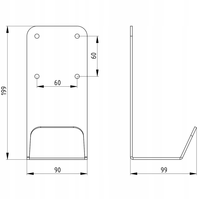 Hak na przewód ładowania, kabel EV Kod producenta HEV_90_a2