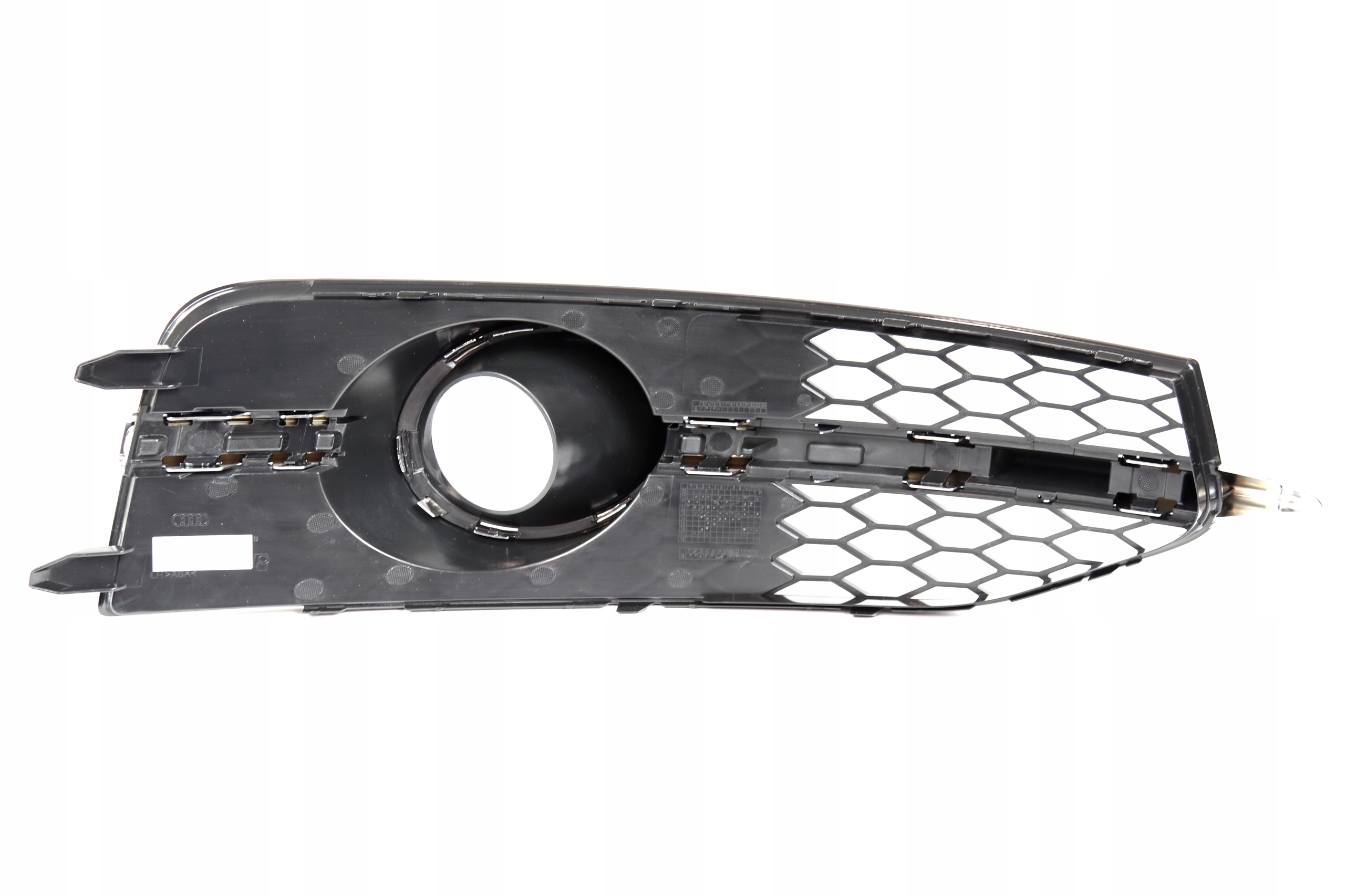 *ZAŚLEPKA KRATKA ZDERZ LEWA PRZÓD AUDI A7 C7 ASO Kolor czarny