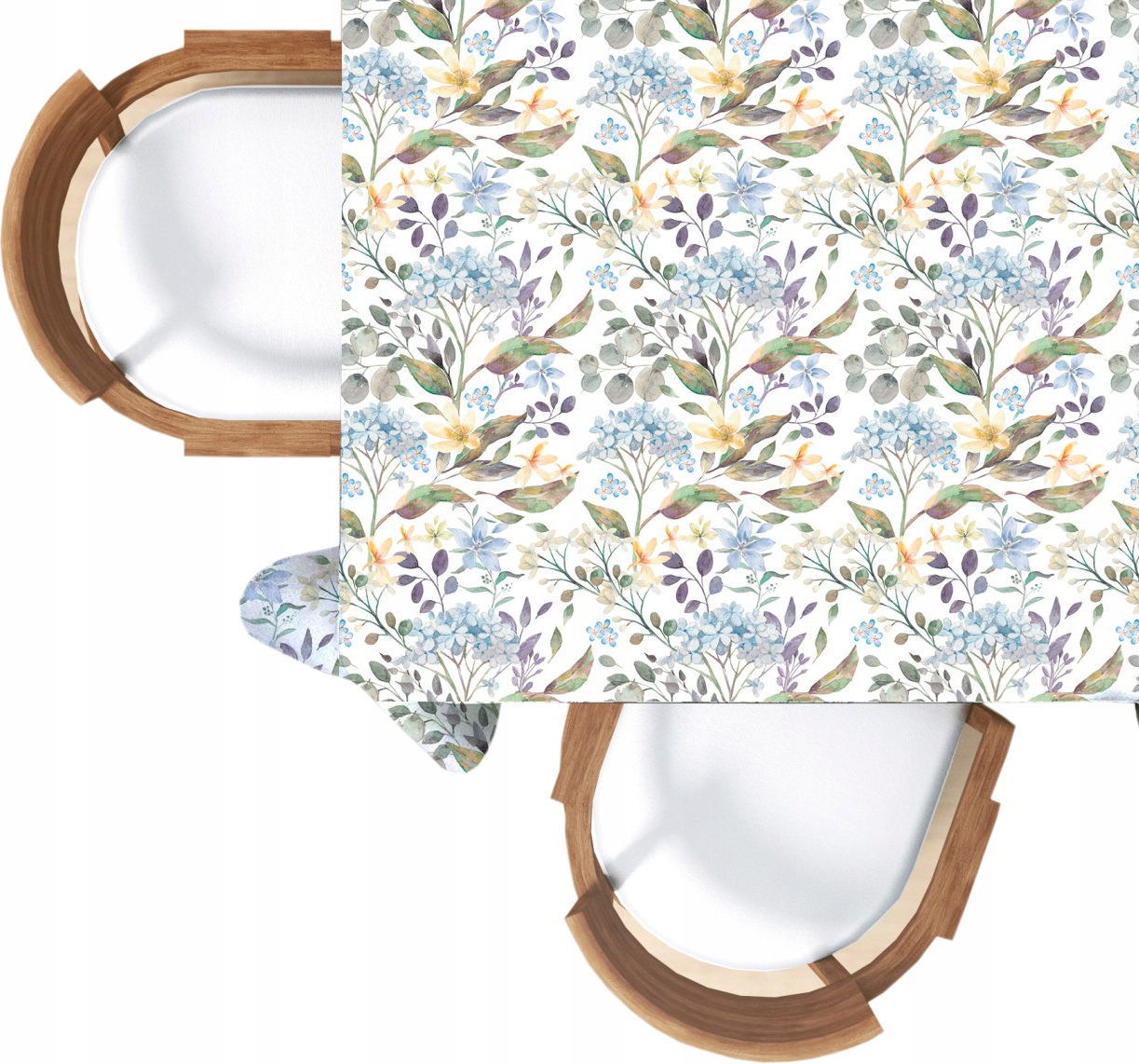 OBRUS PLAMOODPORNY 110X160 WZORY DZIKI BEZ