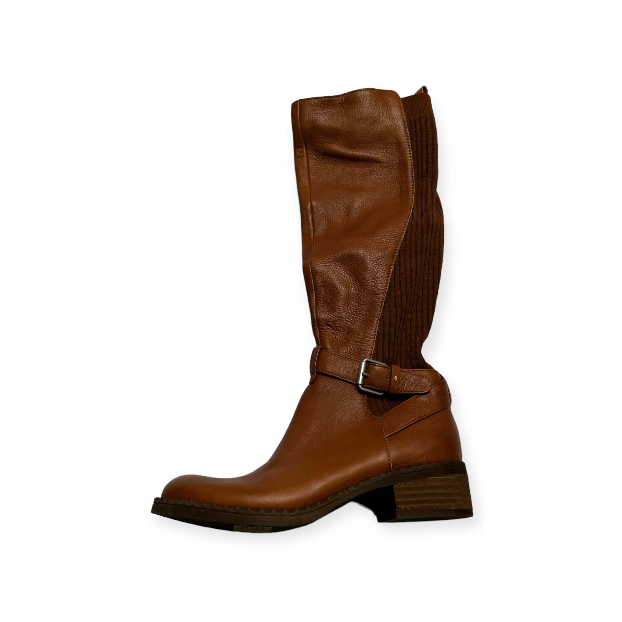 Hnědé dámské kozačky se zipem Kenneth Cole 36