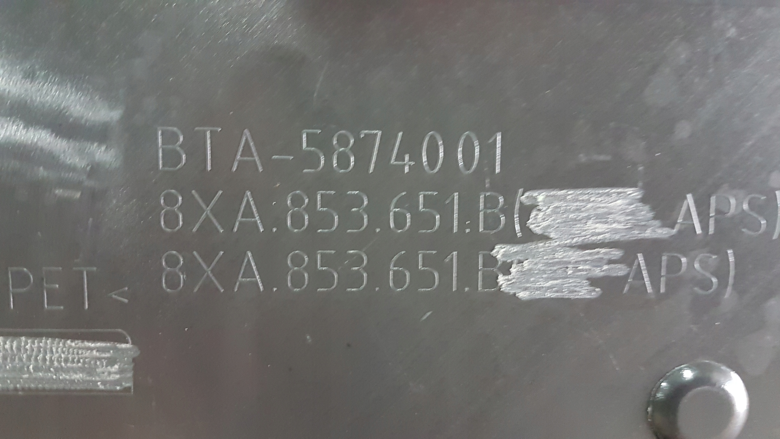 решетка радиатора перед A1 рестайлинг s-line 8XA853651B