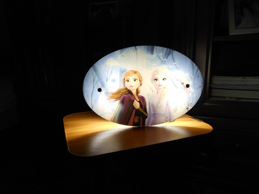 Lampka ścienna nocna KRAINA LODU pilot opc Płeć chłopcy dziewczynki Brak informacji