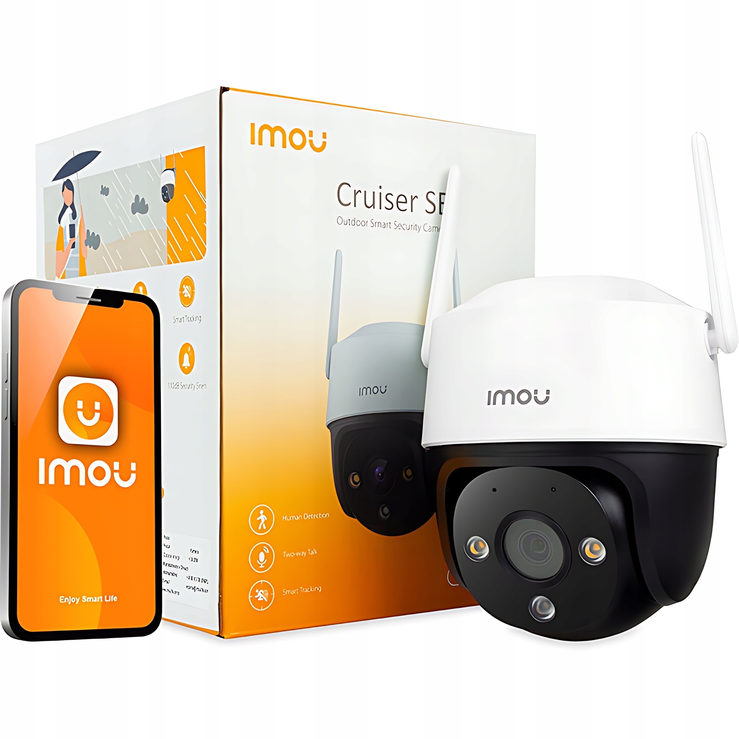 Imou Vonkajšia otočná Ip kamera Wifi Cruiser Se+ 5mp 8x Zoom Detekcia