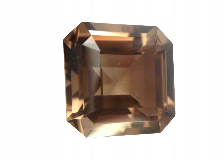 Kouřový křemen osmiúhelník 12X12