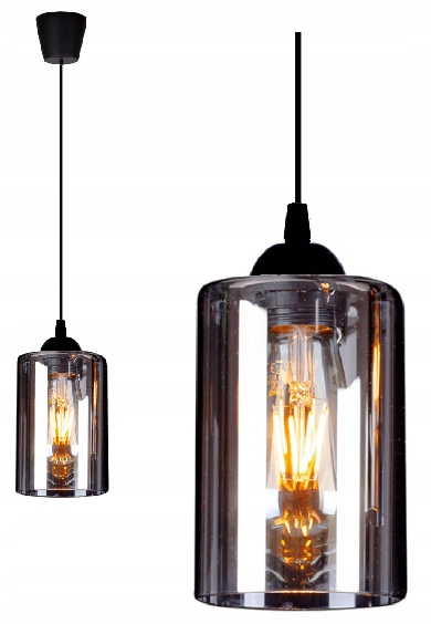 

Lampa Wisząca Szkło Kryształ Żyrandol