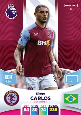 Premier League 2024 49 Diego Carlos Panini Adrenal