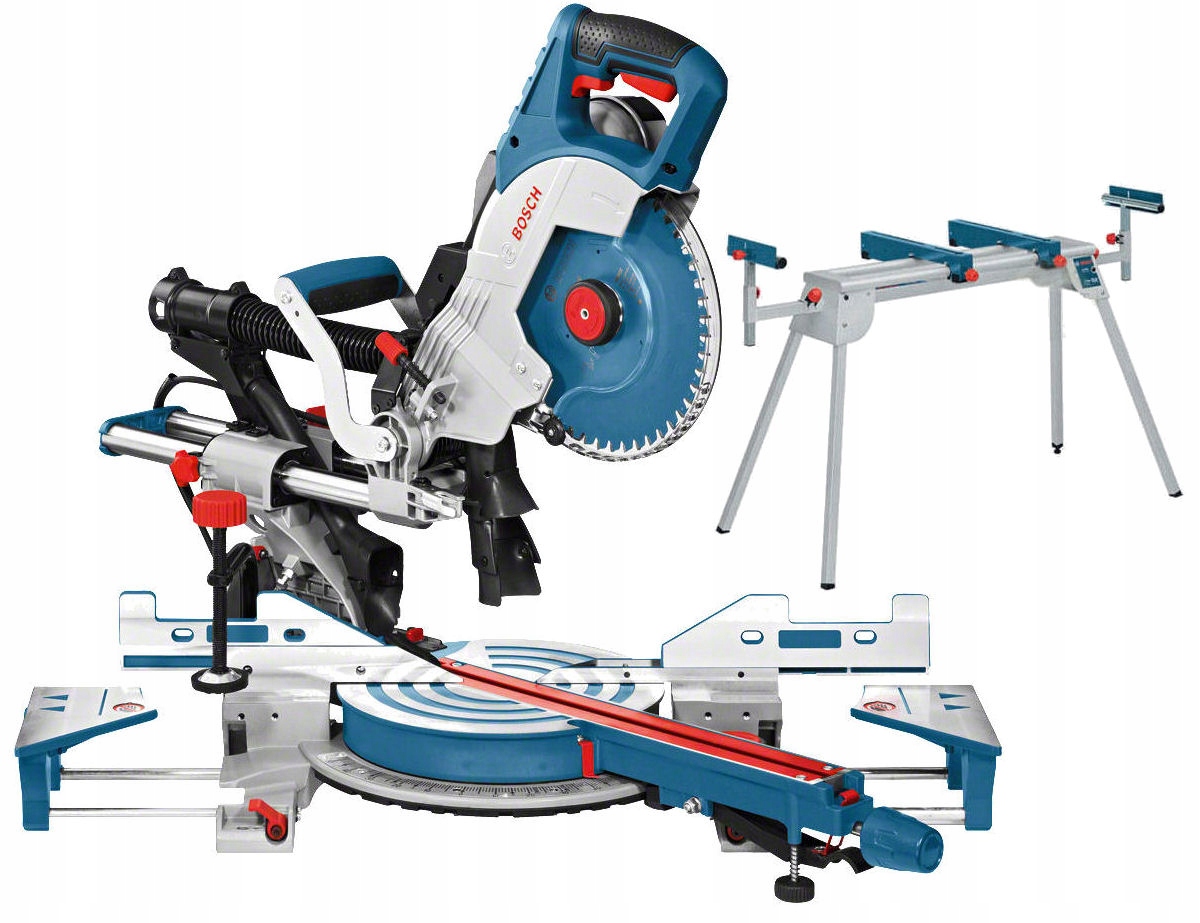 Ukośnica z posuwem GCM 8 SDE BOSCH + STÓŁ GTA 2600