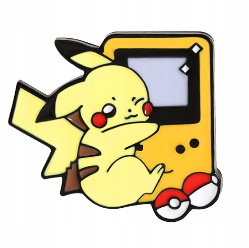 

Przypinka Metalowa Pin Gameboy Pikachu Pokemon