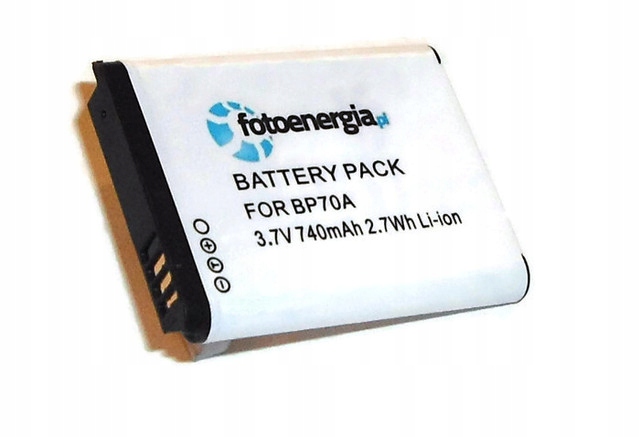 Bateria do BP-70A Samsung AQ100 ES65 ES70 ES73