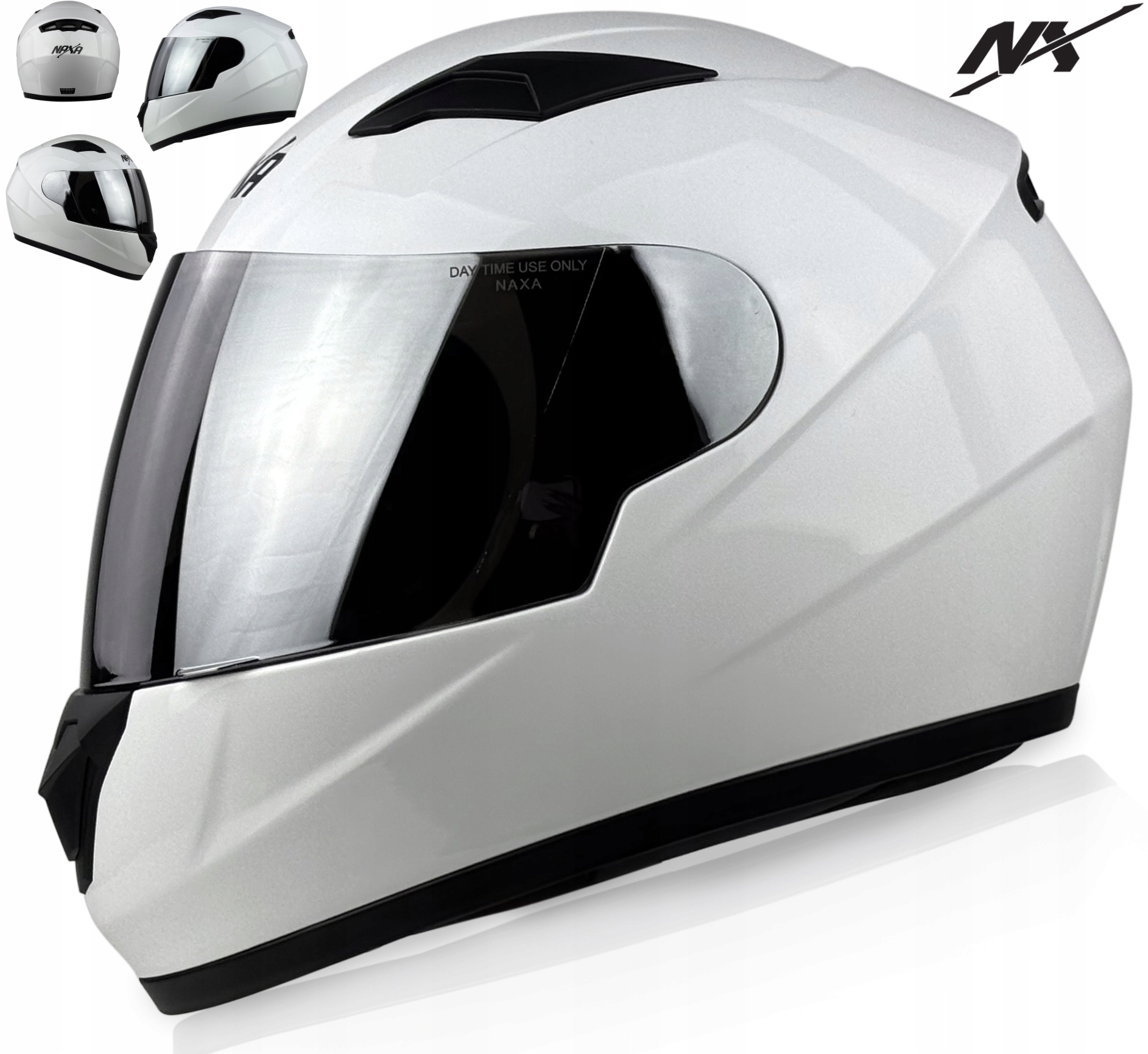 Dětská Motocyklová Přilba Naxa Junior INTEGRÁLNÍ|F34 r.YXL