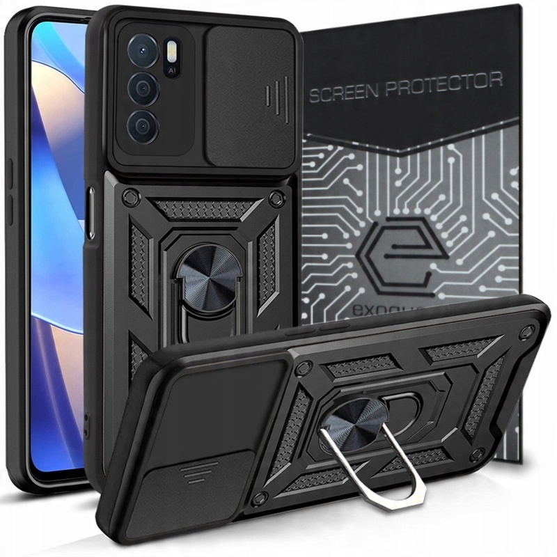 

Etui Pancerne Obudowa+szkło do Oppo A16 A16S