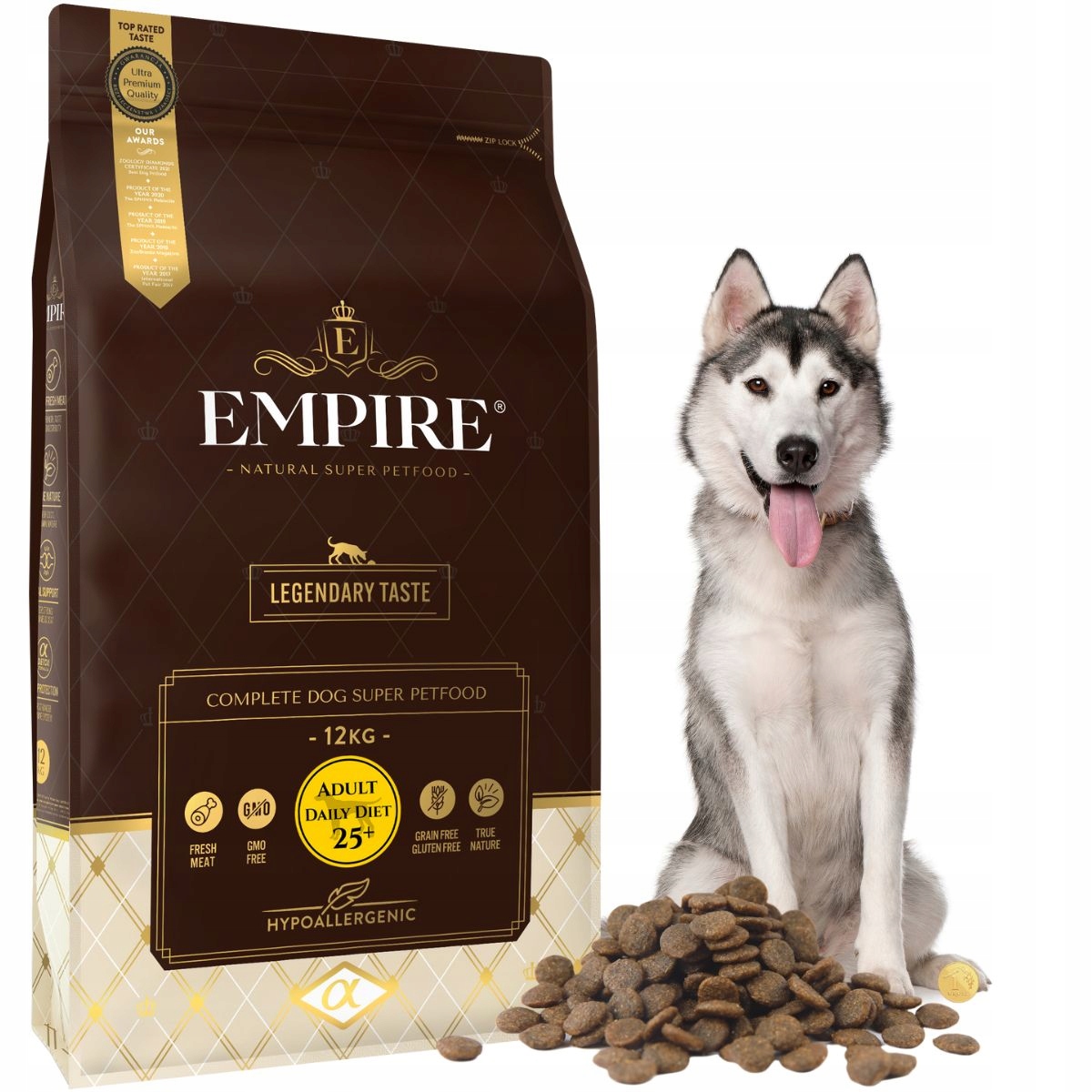 Levně Empire Suché Krmivo Určené Pro Husky Adult Daily 12 Kg