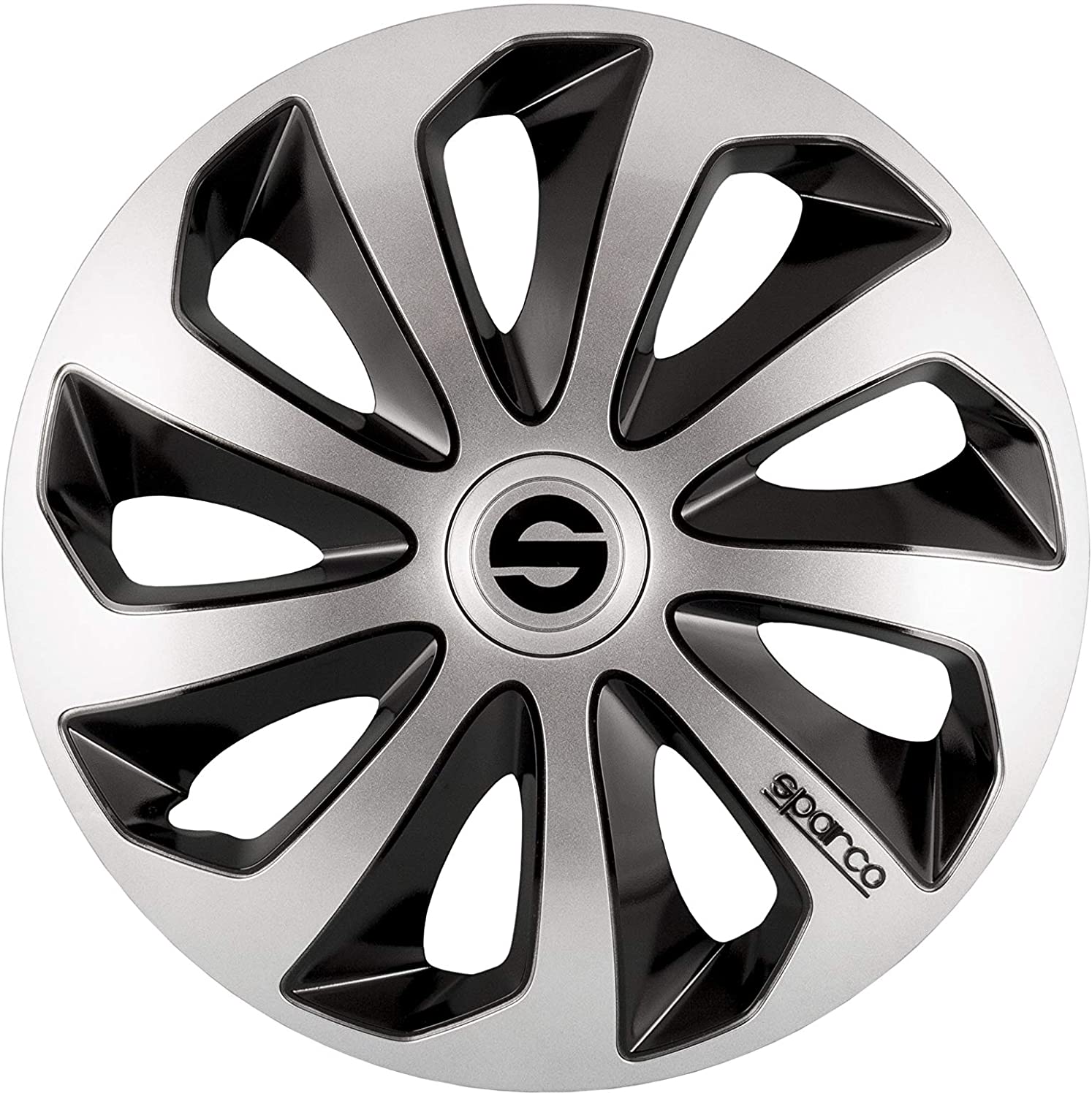 Kryty kol Sparco Sicilia 16", stříbrná/černá