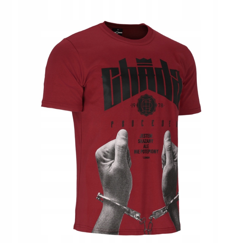 CHADA Proceder Koszulka HANDCUFF Bordowa / XXXL
