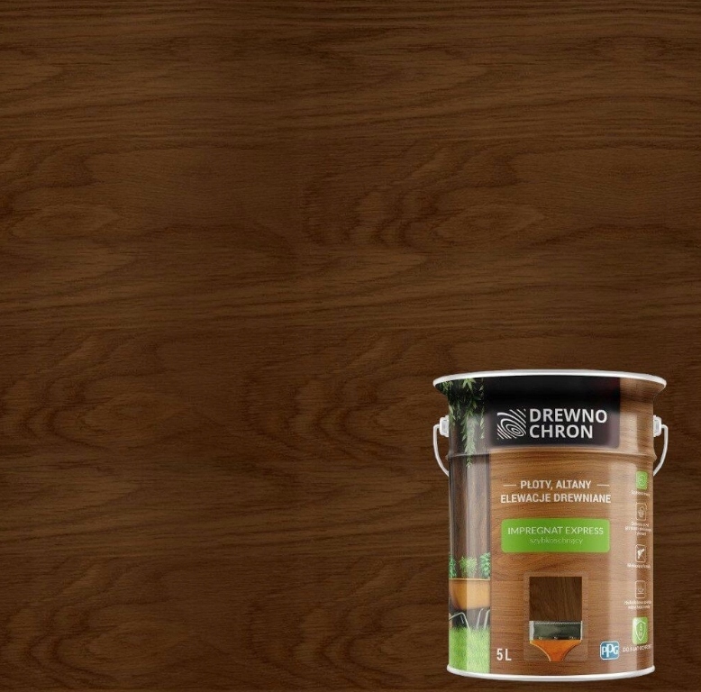 DREWNOCHRON Impregnat EXPRESS Ogród 4,5L PALISANDER ŚREDNI EAN (GTIN) 5996281087159