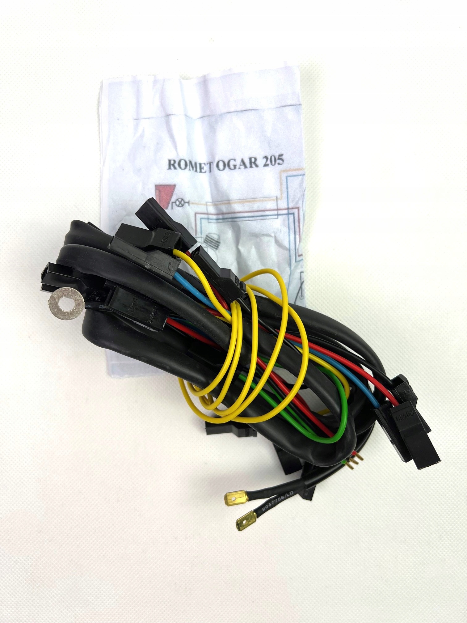 Instalacja elektryczna Romet Ogar 205 wiązka czarna