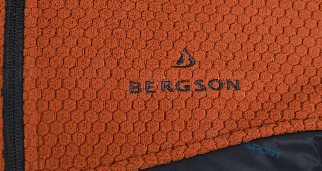 MĘSKA KURTKA PUCHOWA POLAR BERGSON MUDDUS WARMPILE r. XXL Kolor pomarańczowy