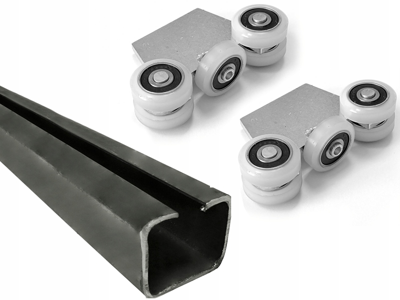

Profil 30x30x2mm + 2 Rolki Wózki do bramy drzwi
