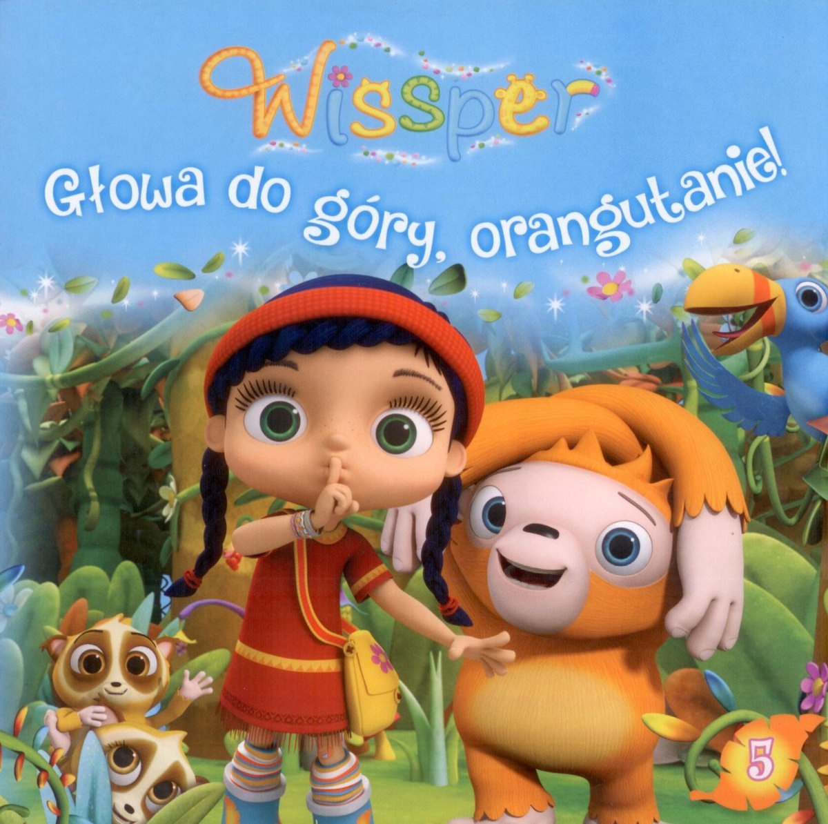 Wissper 5 Głowa do góry, orangutanie czytanka Kd