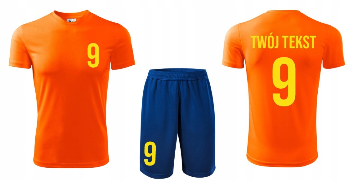 

Strój Piłkarski Z Własnym Nadrukiem Napisem (L)