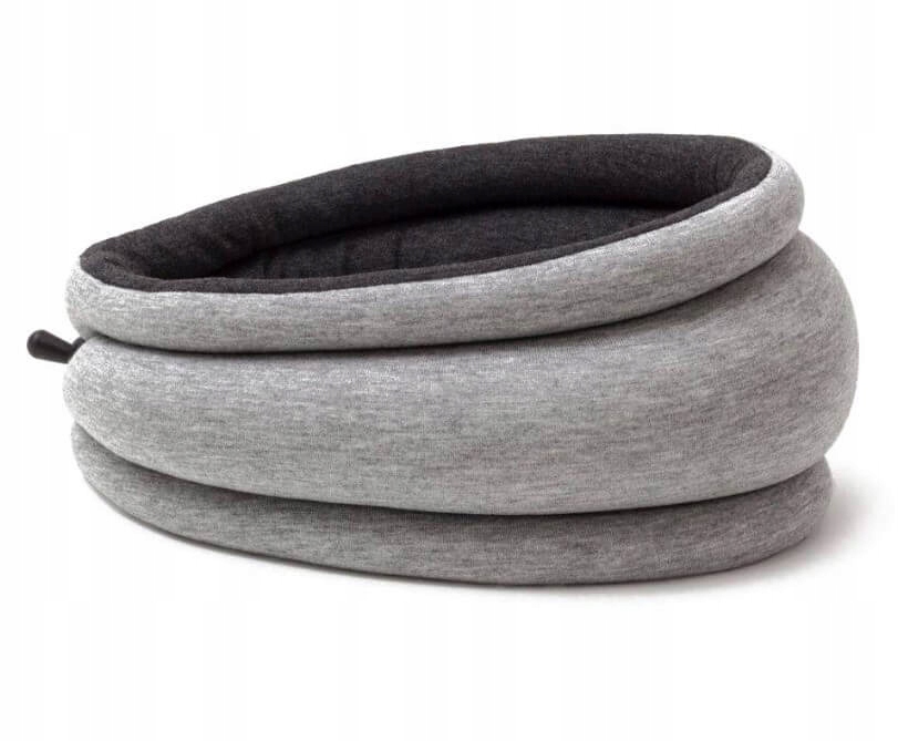 Polštář na zdřímnutí Light midnight grey Ostrichpillow