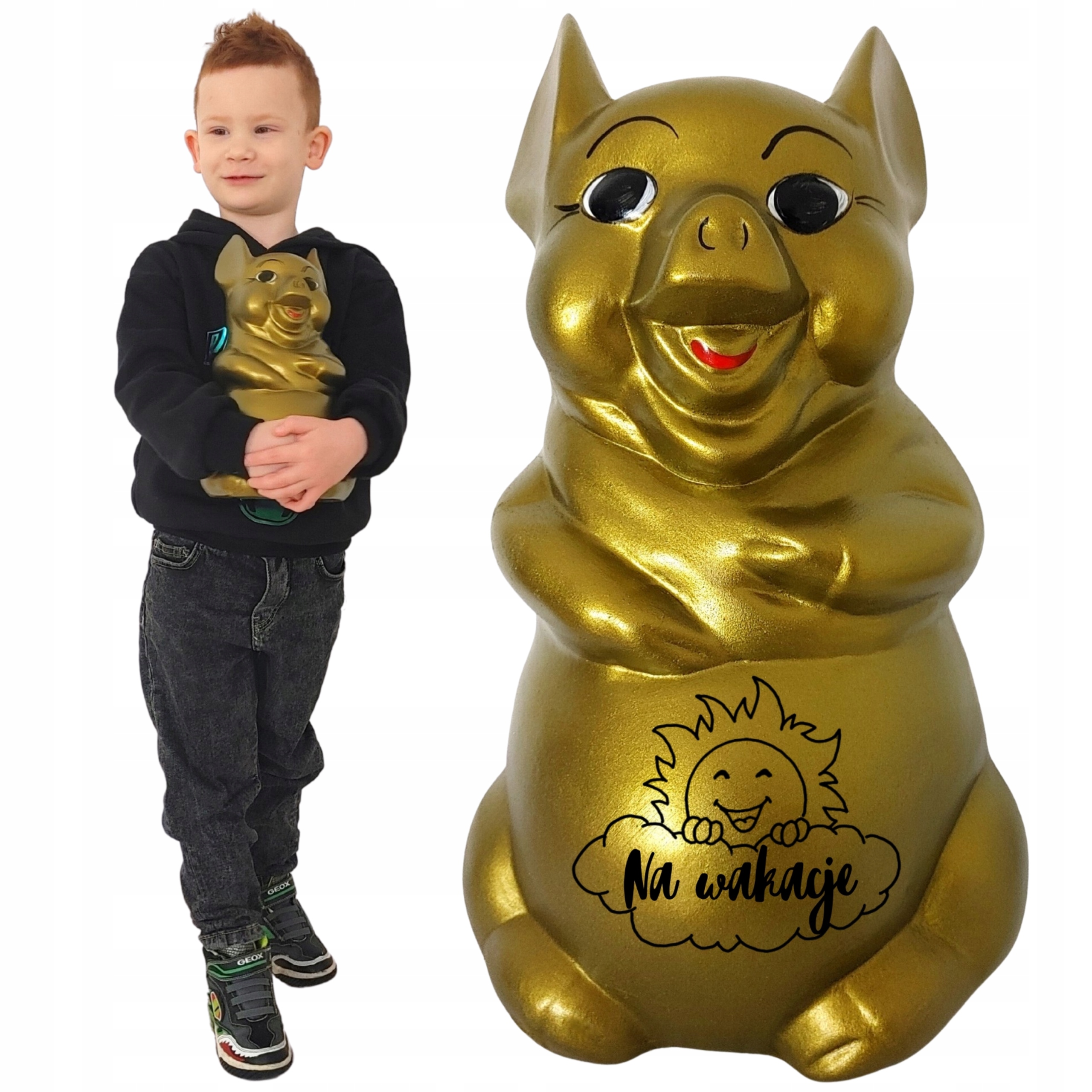 Pokladnička jménem prasátko velká Libovolný nápis XXL