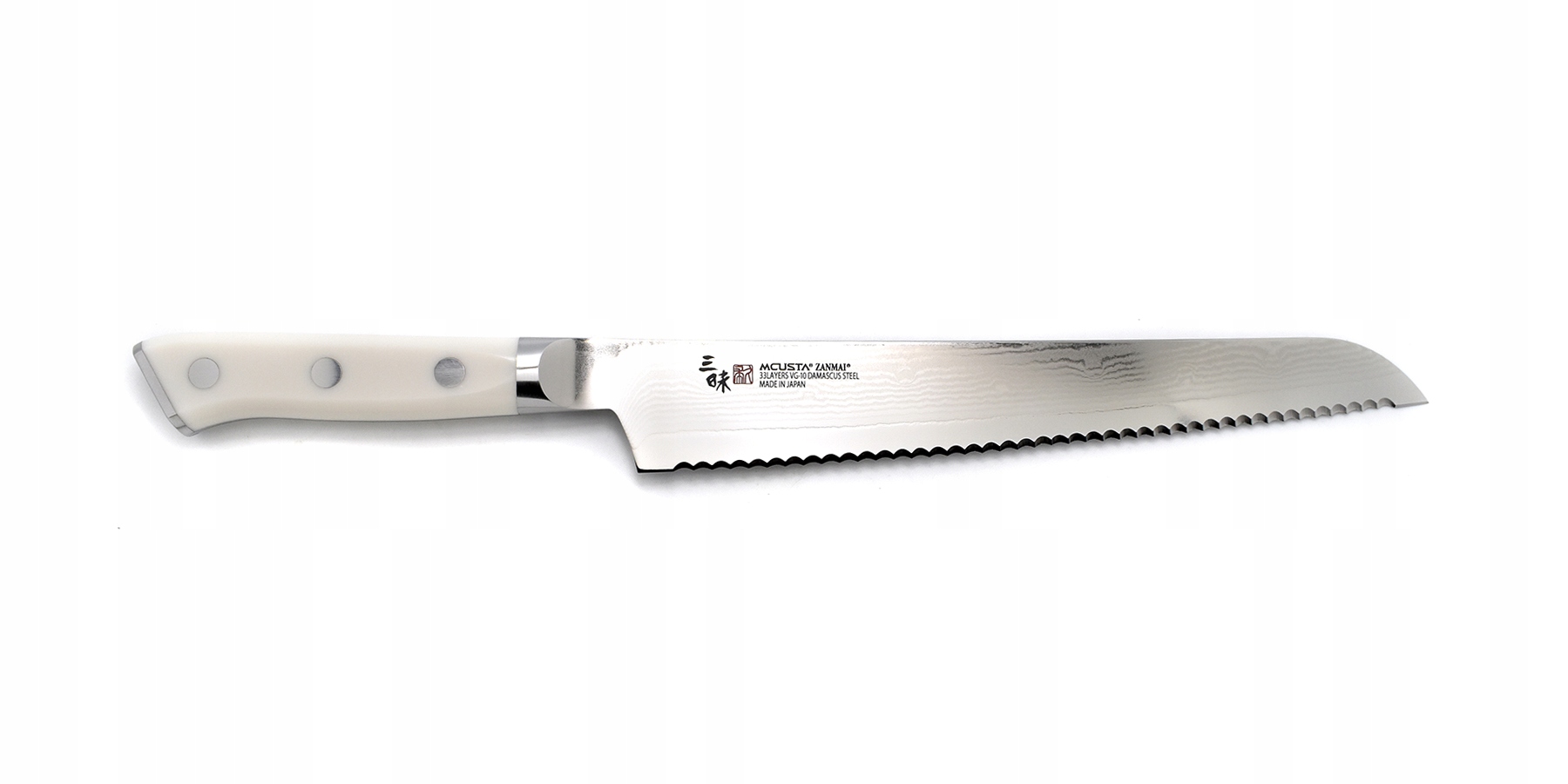 Nôž na chlieb 230 Mcusta Zanmai Classic Damascus, oceľ VG-10