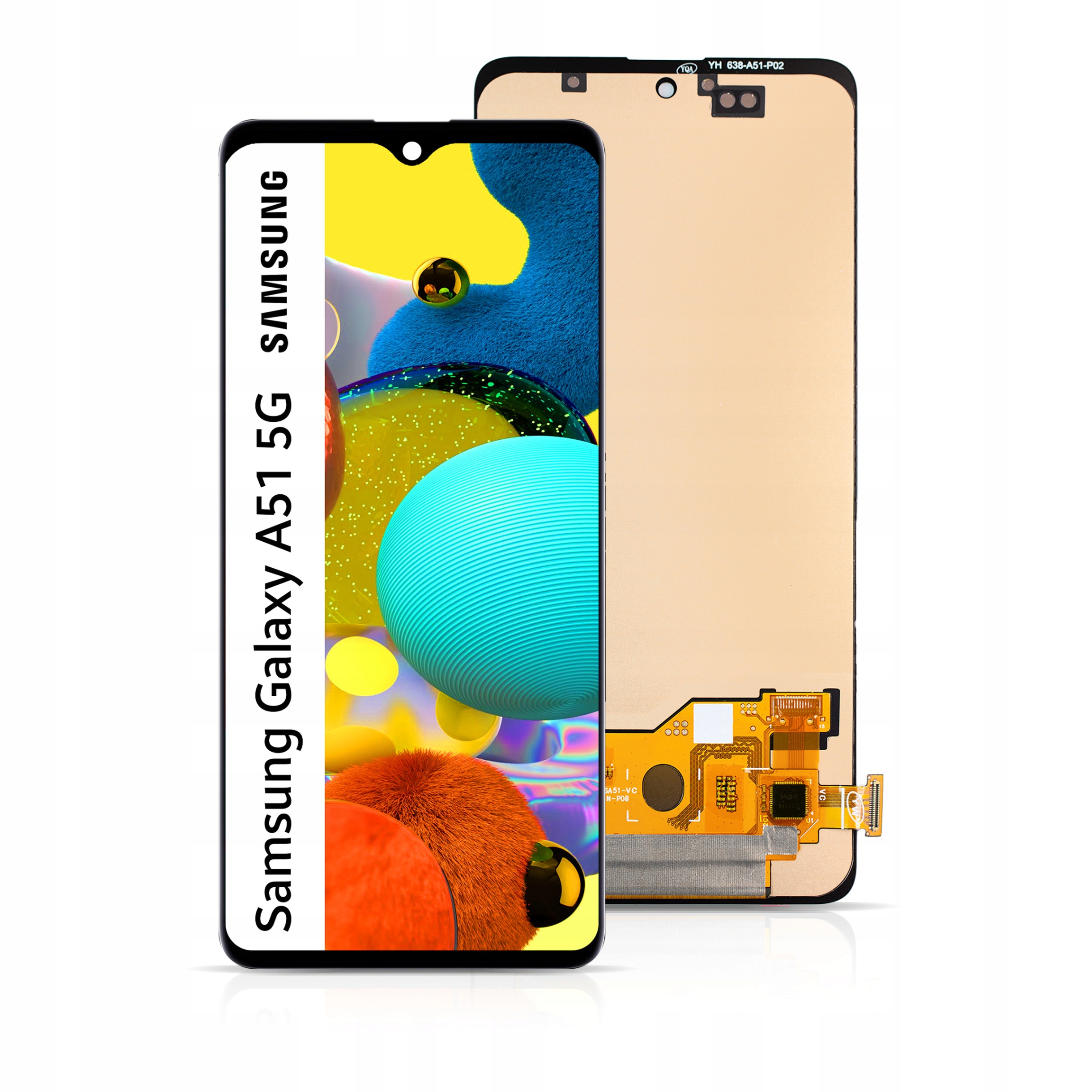Displej pro Galaxy A51 5G Oled Display LCD Panel Rychlý