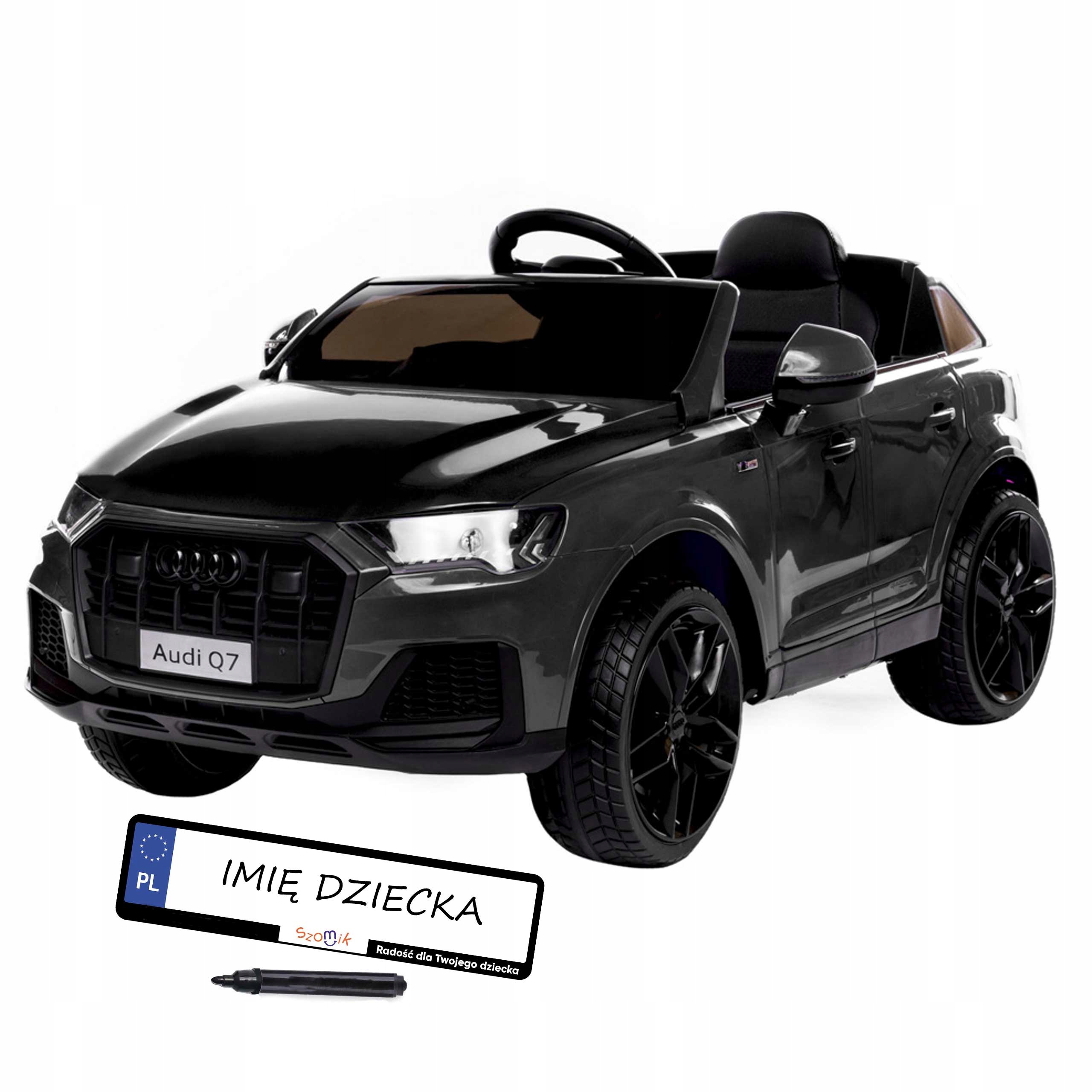 Auto na akumulator Audi Q7 S Line Eva Skóra Pilot 2.4 G Led Tablice