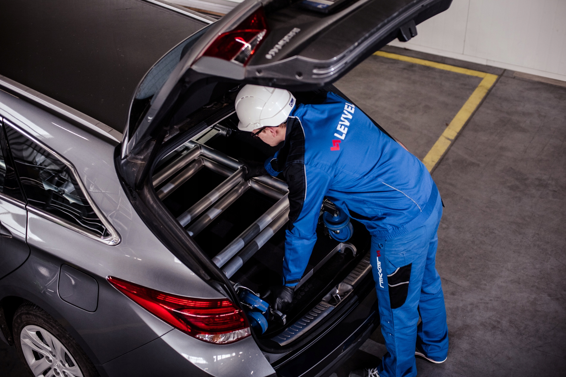 Rusztowanie aluminiowe jezdne LEVVEL SOLID 5.5 m Rodzaj przejezdne