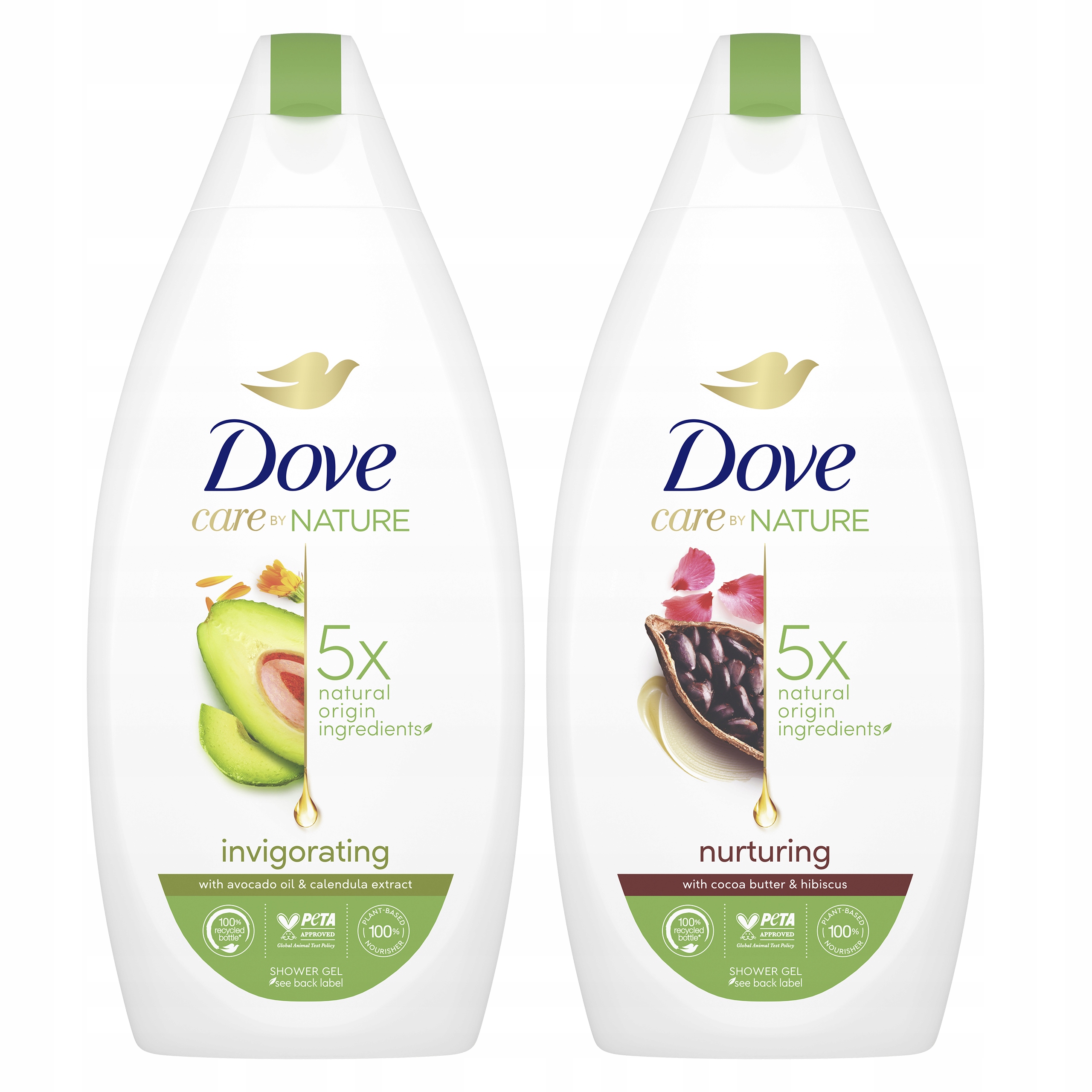 

Dove Zestaw Żele Pod Prysznic Care By Nature 800ML