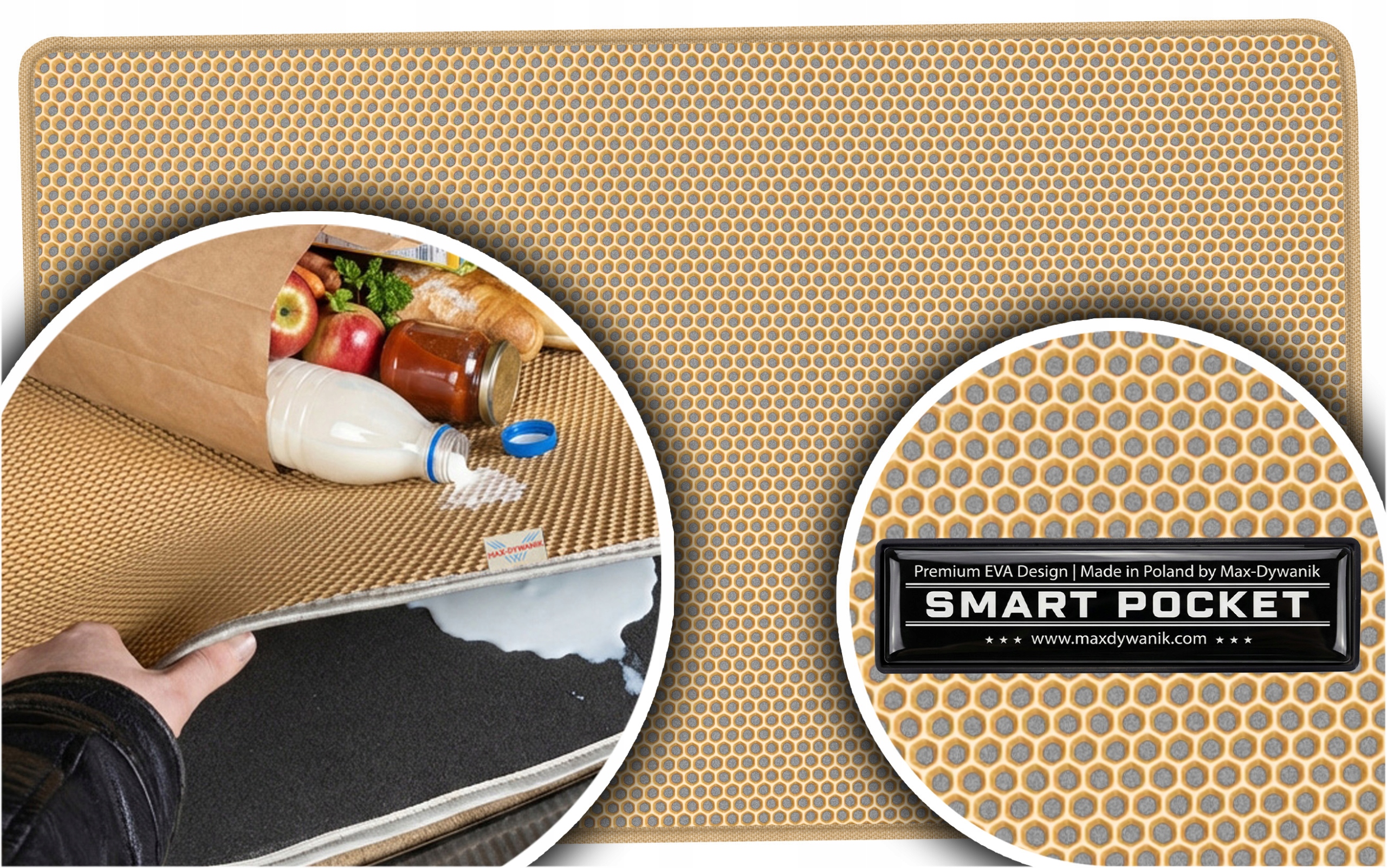 Citroen Ax Hatchback 1986-1998 Vložka do batožinového priestoru Eva Smart Pocket Bežová