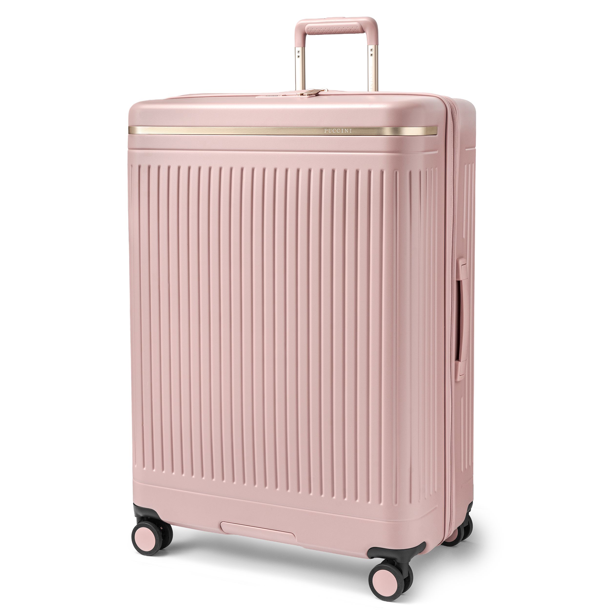 Walizka Duża Puccini Podróżna Na Kółkach Poliwęglan Różowa PC038A-3C