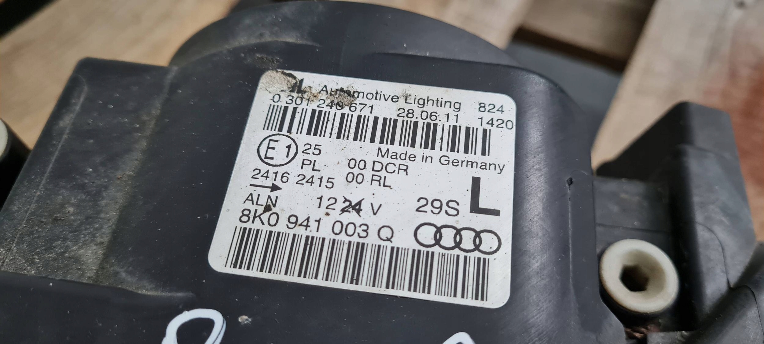S4 B8 A4 light left left front XENON UK AUDI A4 B8 8K0941003Q