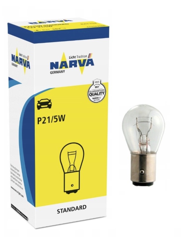 ŻARÓWKA DWUŚWIATŁOWA NARVA 17925 24V P21/5W BAY15D