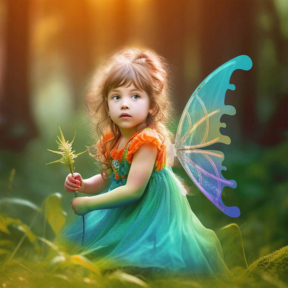 ELEKTRYCZNE SKRZYDŁA ZE ŚWIATŁAMI LED I MUZYKĄ PREZENT NA URODZINY Marka bez marki