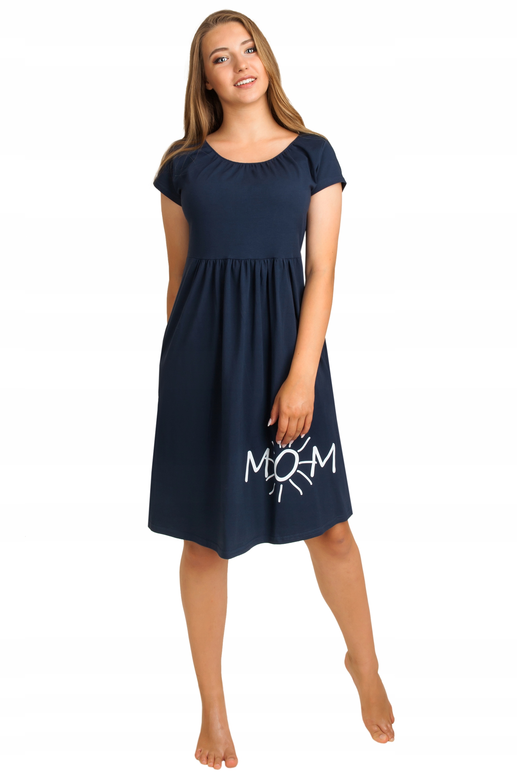 

Koszula nocna ciążowa i do karmienia druk Mom L/XL