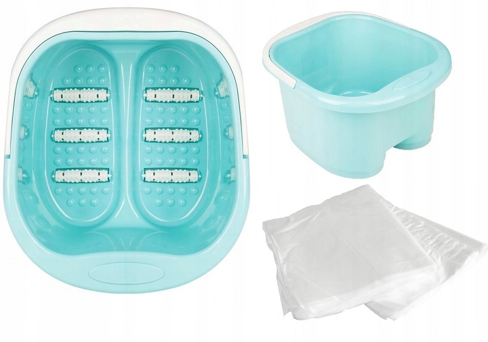 PODOLOGICZNA MISKA DO PEDICURE Z ROLLERAMI + WORKI