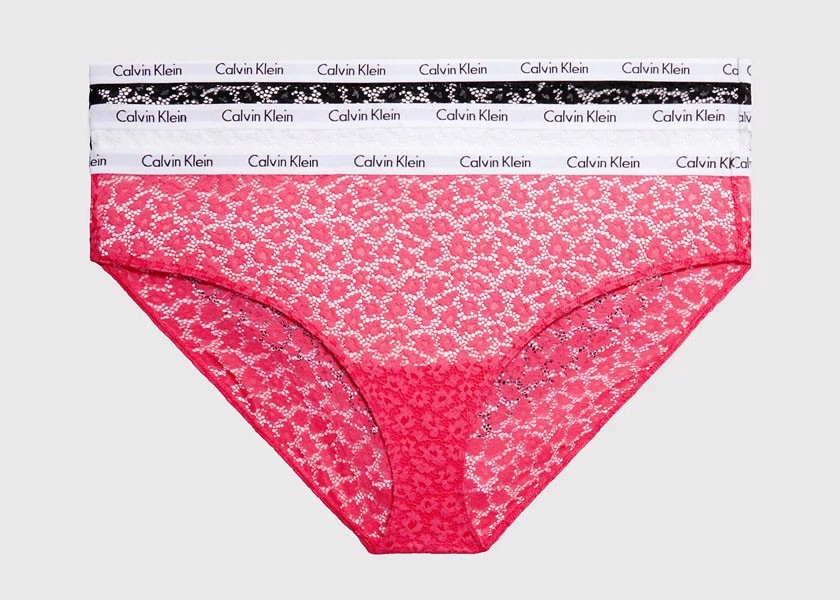 Calvin Klein Kalhotky 000QD3926E Xs Bikini 3PK