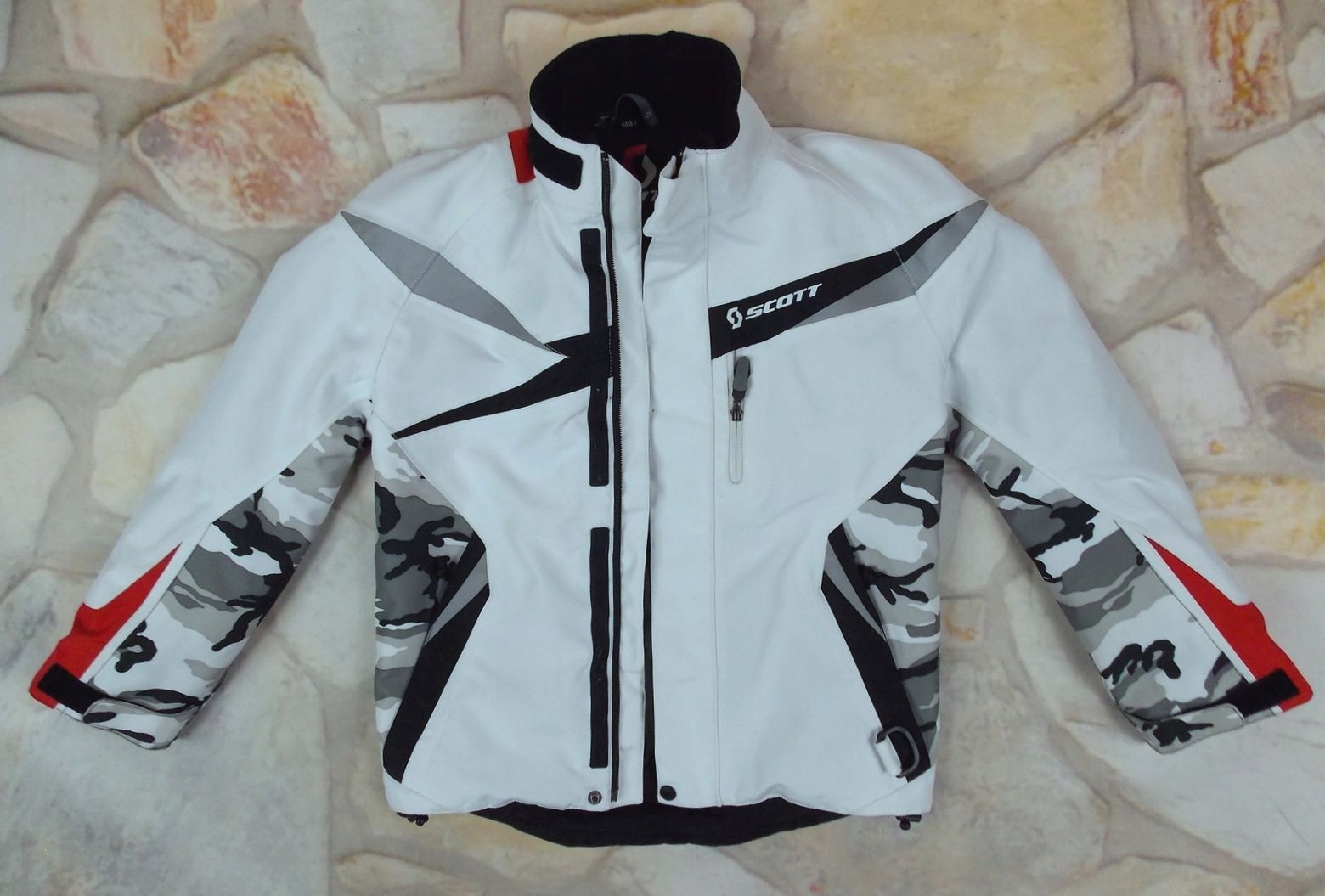 SCOTT KURTKA zimowa snowboard 140 Materiał dominujący Poliester